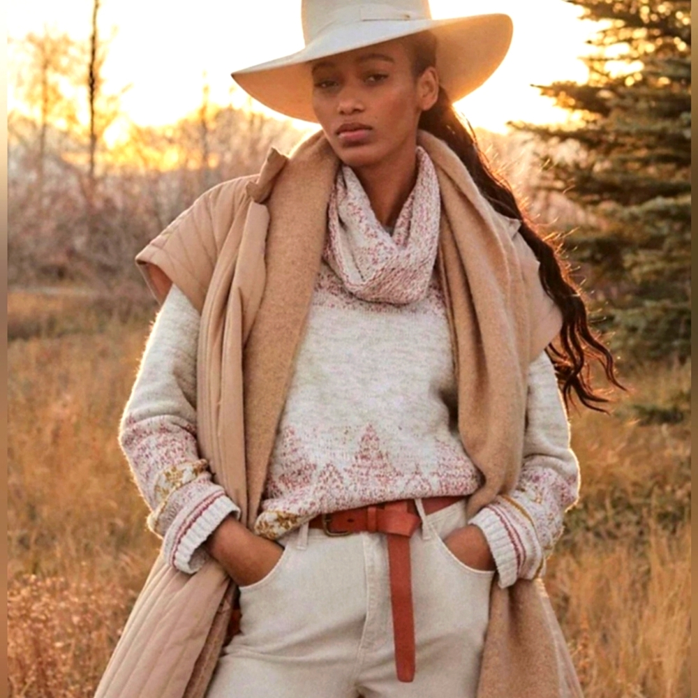 Pilcro Anthropology Cowl Neck Pull over sweater
